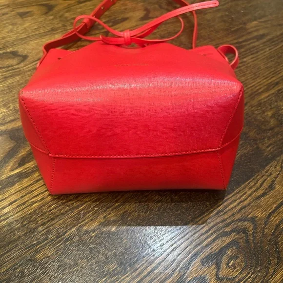 Mansur Gavriel Cherry Red Crossbody Bag - Picture 10 of 11